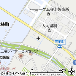 滋賀県守山市三宅町584周辺の地図