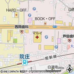 ＰＣらいふパソコンスクール　津山校周辺の地図
