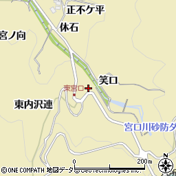 愛知県豊田市坂上町中ケ平周辺の地図