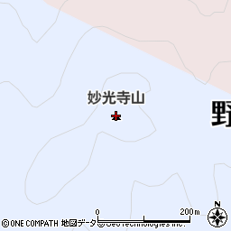 妙光寺山周辺の地図