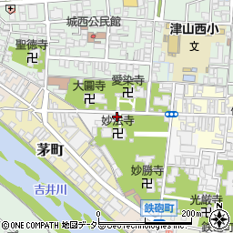 笹井表具店周辺の地図