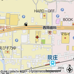 岡山県津山市院庄912周辺の地図