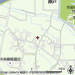 岡山県津山市神戸830周辺の地図