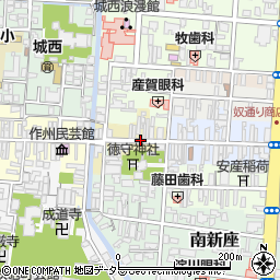 岡山県津山市宮脇町周辺の地図