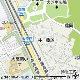 愛知県名古屋市緑区大高町藤塚43-6周辺の地図
