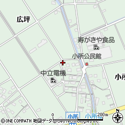 愛知県豊明市沓掛町小所8周辺の地図