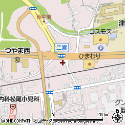 津山宇部生コンクリート株式会社周辺の地図