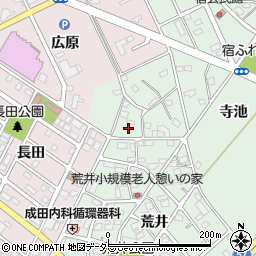 愛知県豊明市沓掛町寺池38周辺の地図