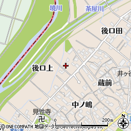 愛知県刈谷市井ケ谷町（後ロ上）周辺の地図