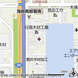 日進木材工業株式会社周辺の地図