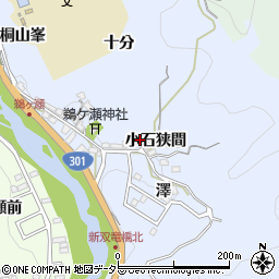 愛知県豊田市鵜ケ瀬町小石狭間33周辺の地図