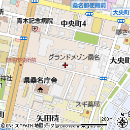 グランドメゾン桑名弐番館周辺の地図