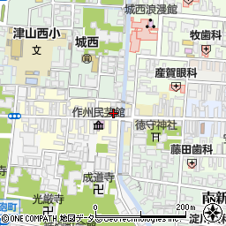 岡山県津山市西今町81周辺の地図