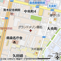 三重県桑名市中央町5丁目44周辺の地図