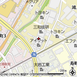 愛知県豊田市鴻ノ巣町5丁目周辺の地図