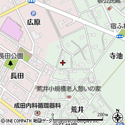 愛知県豊明市沓掛町寺池32周辺の地図