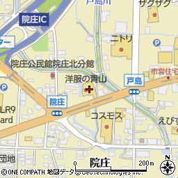 岡山県津山市院庄1001周辺の地図