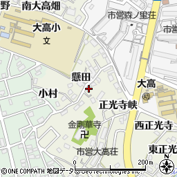 愛知県名古屋市緑区大高町北横峯111周辺の地図
