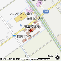 竜王町役場　住民課周辺の地図