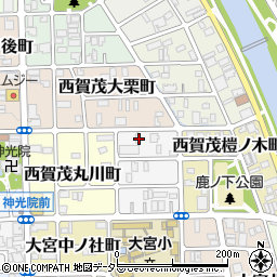 京都府京都市北区西賀茂南大栗町4周辺の地図