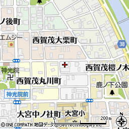京都府京都市北区西賀茂南大栗町2周辺の地図