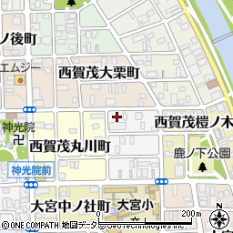 京都府京都市北区西賀茂南大栗町2周辺の地図