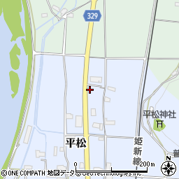 岡山県真庭市平松89周辺の地図