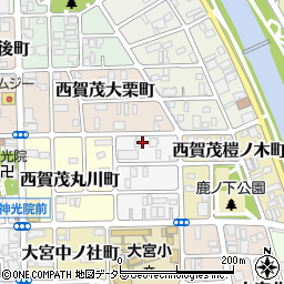 京都府京都市北区西賀茂南大栗町5周辺の地図