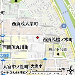 シュール西賀茂周辺の地図