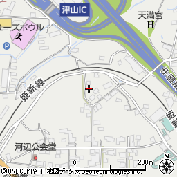 岡山県津山市河辺1362周辺の地図