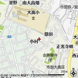 愛知県名古屋市緑区大高町榎峡周辺の地図