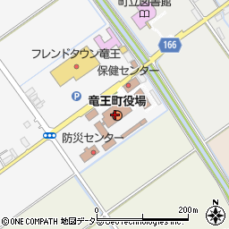 滋賀県竜王町（蒲生郡）周辺の地図