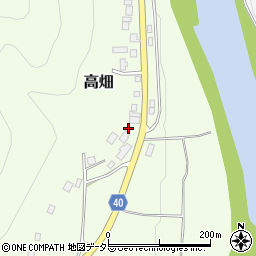 島根県邑智郡美郷町高畑111周辺の地図