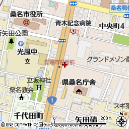 三重県桑名市中央町5丁目18周辺の地図