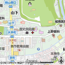 津山市観光協会（公益社団法人）周辺の地図