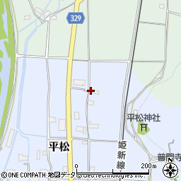 岡山県真庭市平松136周辺の地図