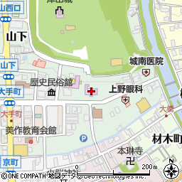 津山郷土博物館周辺の地図