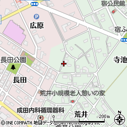 愛知県豊明市沓掛町寺池33周辺の地図