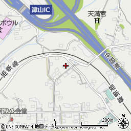 岡山県津山市河辺1368周辺の地図