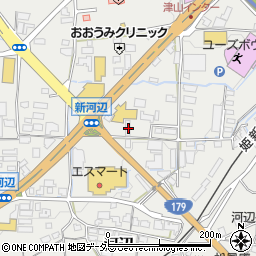 岡山県津山市河辺921周辺の地図