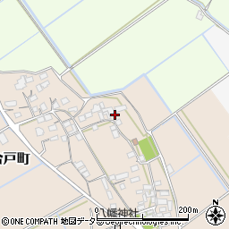 滋賀県東近江市合戸町周辺の地図