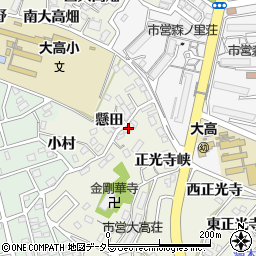 愛知県名古屋市緑区大高町北横峯110周辺の地図