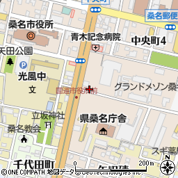 三重県桑名市中央町5丁目16周辺の地図