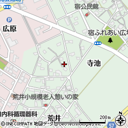 愛知県豊明市沓掛町寺池59周辺の地図