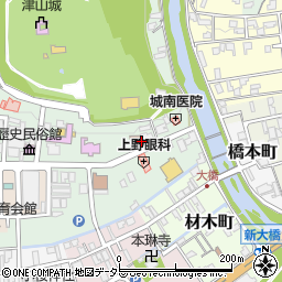 津山圏域雇用労働センター周辺の地図