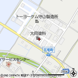 大同塗料株式会社　滋賀工場周辺の地図