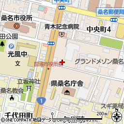 三重県桑名市中央町5丁目33周辺の地図