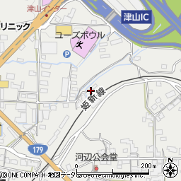 岡山県津山市河辺1346周辺の地図