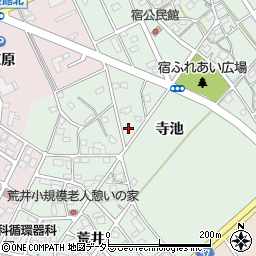 愛知県豊明市沓掛町寺池78周辺の地図
