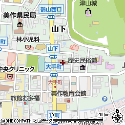 津山鶴山ライオンズクラブ周辺の地図